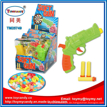 Plastikpresse Soft Gun Toy mit Süßigkeiten